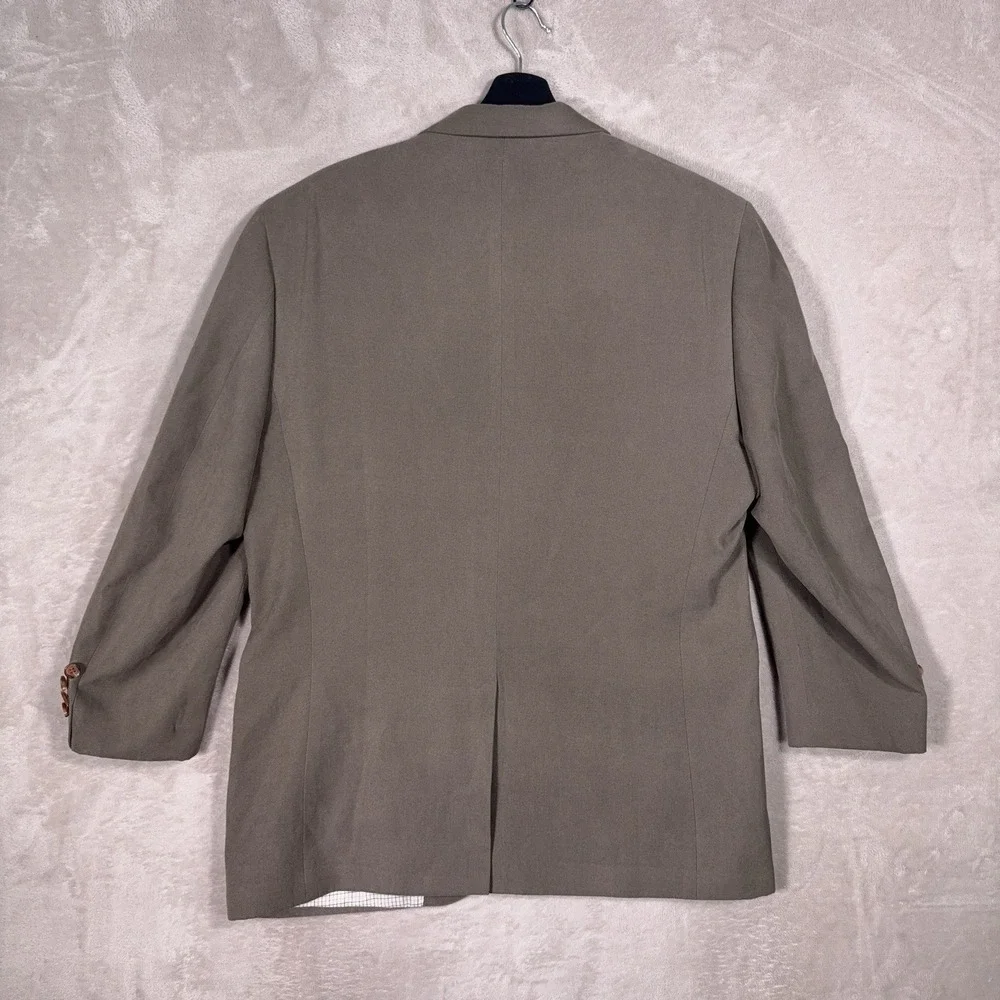 Lauren Ralph Lauren Blazer Mens 42 Brown Two Button Sport Coat Suit Jacket